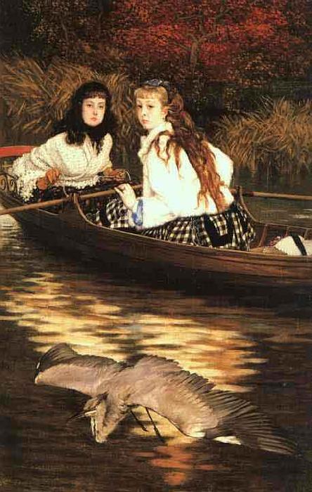 James Tissot Thames oil painting image